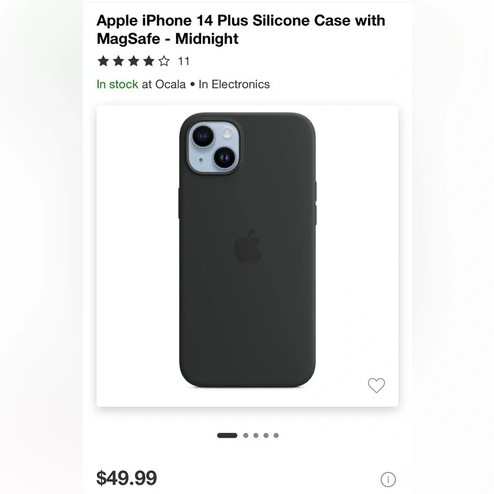 Apple iPhone 14 plus Case in color Midnight, new!